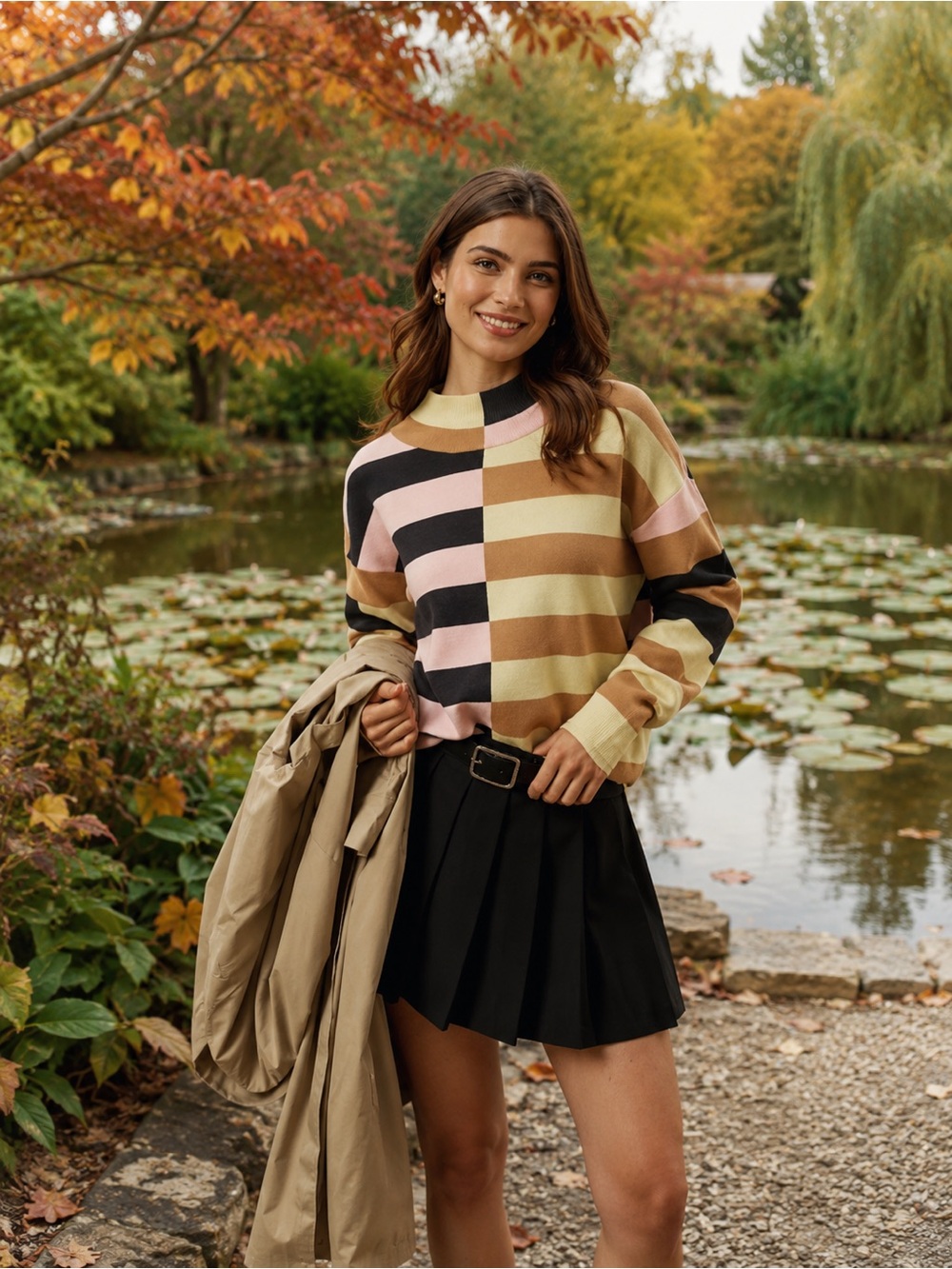 Anthropologie NWT Maeve Carys Mock-Neck Jumper size M.